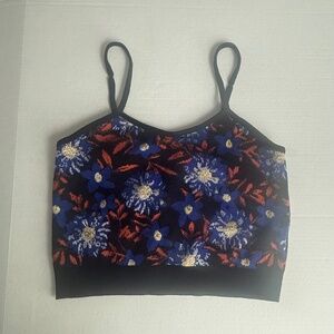 Maeve by Anthropologie Floral Jacquard Sweater Tank